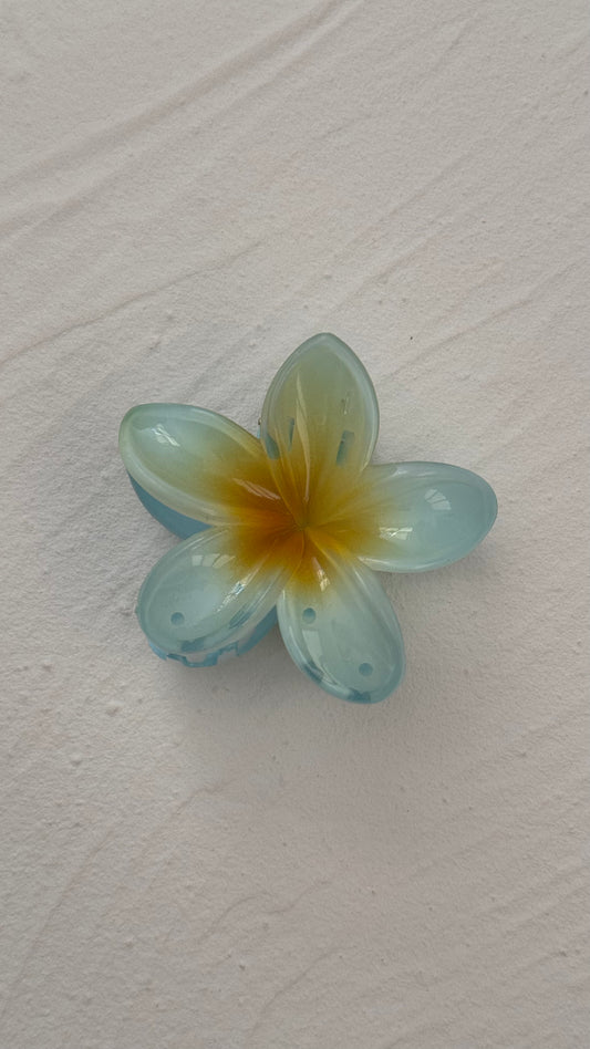Frangipani Clip Moonstone Blue