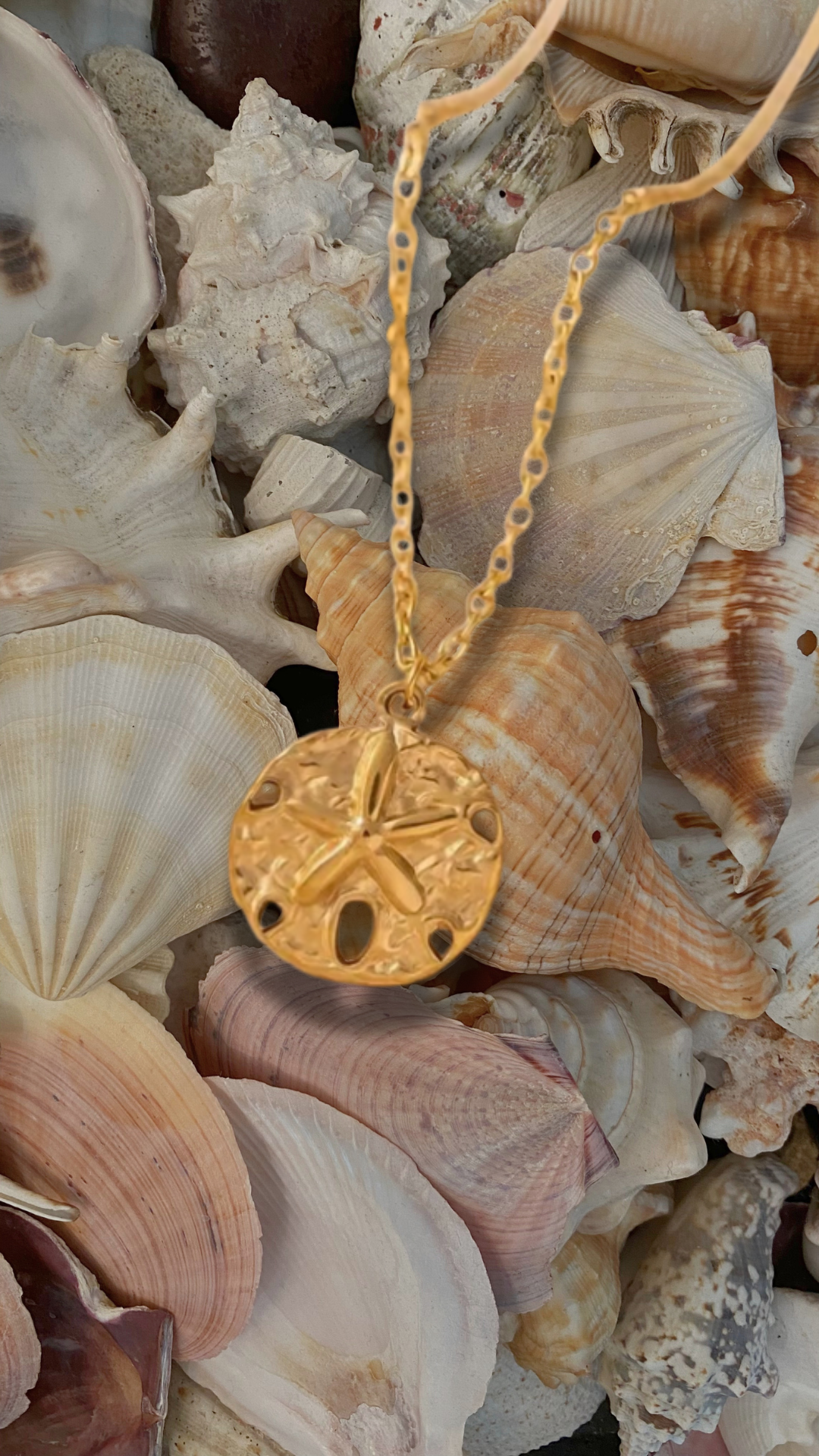 Sand Dollar Necklace Style 1