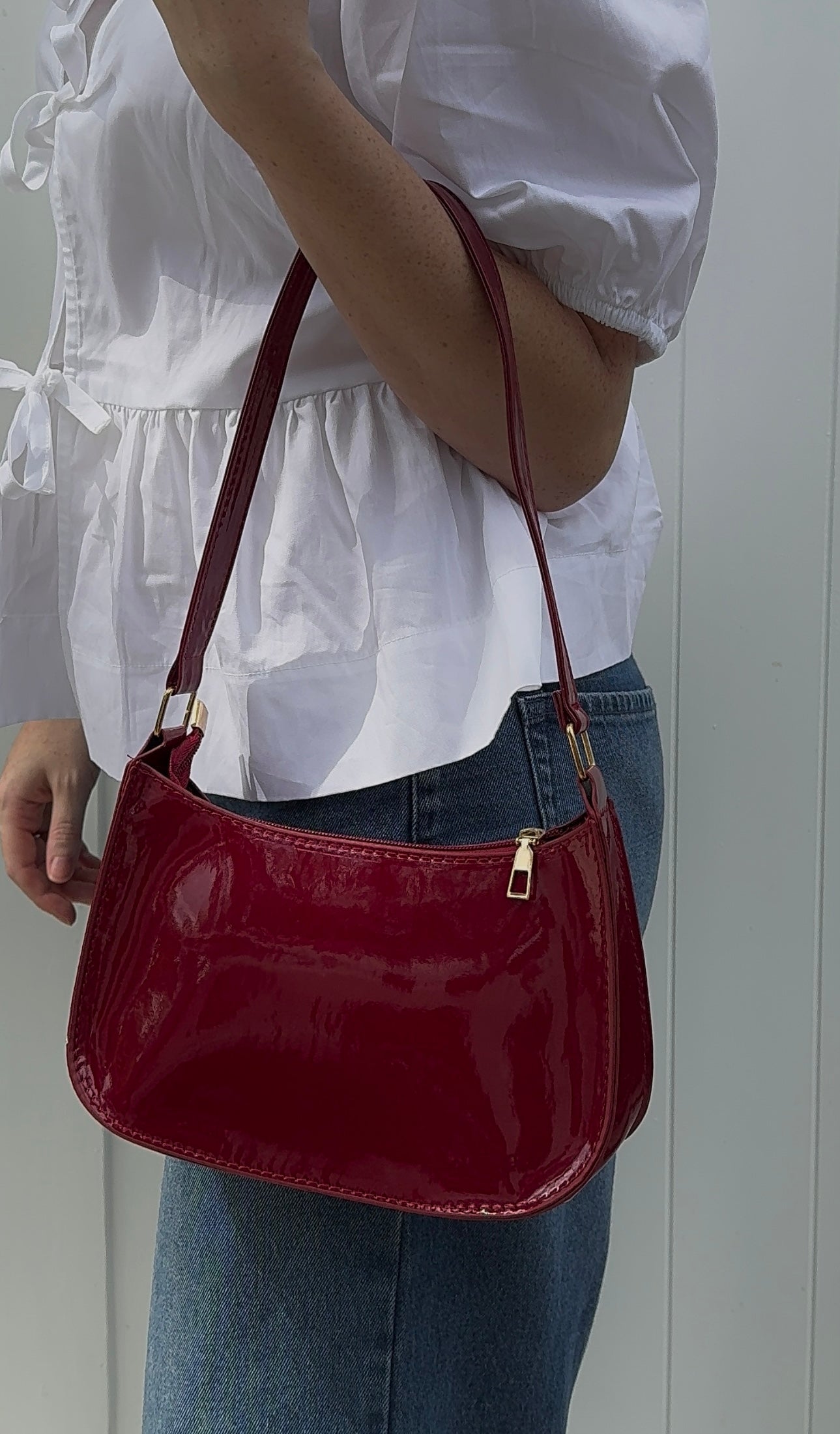 Baby G Handbag - Cherry Red